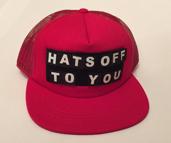 Wordnerd Trucker Hat - Red